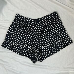 Victoria secret polka dot satin shorts